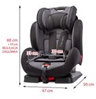 Caretero, Angelo, fotelik samochodowy, 9-36 kg, Black