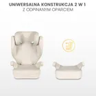 Caretero, Breezy, fotelik samochodowy 2w1, podstawka, beige, 100-150 cm