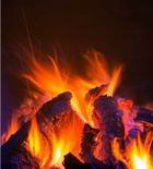 Carruzzo, grzejnik elektryczny w formie kominka, Q20P