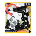 Chicco, Baby Sense & Focus, kontrastowe karty sensoryczne, czarno-białe