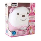 Chicco, First Dreams, Misiek Brzuszek, maskotka ze światłem i melodiami, różowy