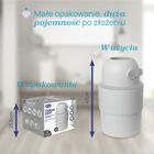 Chicco, kosz na pieluchy, teleskopowy, szary + worki