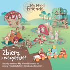 Chicco, My Wood Friends, Zestaw mama, drewniane figurki lisków, 2 szt.