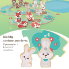 Chicco, My Wood Friends, Zestaw Tata, drewniane figurki króliczków, 2 szt.