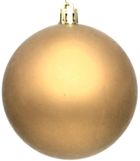 Christmas Decoration, bombka dekoracyjna, plastikowa, bezpieczna, złoty, 60 mm, 12 szt.