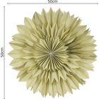 Christmas Decoration, gwiazda dekoracyjna 3D, wisząca, papierowa, zielona, 50 cm