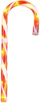 Christmas Decoration, lampki zewnętrzne laski świąteczne, Candy, 6 szt.