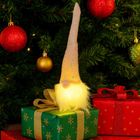 Christmas Decoration, mikołaj dekoracyjny, LED, różowy, 25 cm