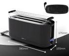 Clatronic, toster, czarny, TA 3802