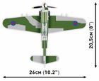 Cobi, Historical Collection, WWII, Hawker Typhoon Mk.1B, 1:48, klocki, 190 elementów