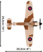 Cobi, Historical Collection WWII, Samolot Hawker Hurricane Mk.1, 1:48, klocki, 138 elementów