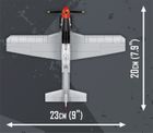 Cobi, Top Gun Maverick P-51D Mustang, 1:48, klocki, 150 elementów