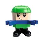 Connect, 2w1, Śmieciarka, Traktor, klocki konstrukcyjne, 190 elementów, 61975