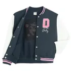 Cool Club, Bluza bejsbolówka dziewczęca, rozpinana, ocieplana, granatowa