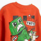 Cool Club, Bluza chłopięca, ceglana, Minecraft