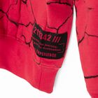 Cool Club, Bluza chłopięca z kapturem, oversize, czerwona