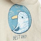 Cool Club, Bluza chłopięca z kapturem, rozpinana, beżowa