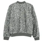 Cool Club, Bluza dziewczęca, rozpinana, srebrna