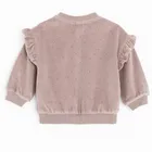 Cool Club, Bluza dziewczęca, rozpinana, welurowa, fioletowa