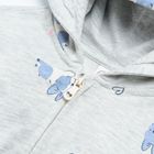 Cool Club, Bluza dziewczęca z kapturem, rozpinana, szara