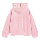 Cool Club, Bluza dziewczęca z kapturem, rozpinana, welurowa, różowa, Psi Patrol