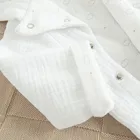 Cool Club, Bluza niemowlęca z kapturem, bawełna organiczna, biała