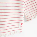 Cool Club, Bluzka dziewczęca z długim rękawem, prążkowana, biała