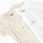 Cool Club, Body dziewczęce z krótkim rękawem, mix, zestaw, 2 szt., Miffy
