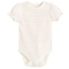 Cool Club, Body dziewczęce z krótkim rękawem, prążkowane, różowe, zestaw, 2 szt.