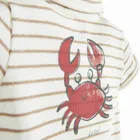 Cool Club, Body polo chłopięce z krótkim rękawem, frotte, beżowe