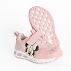 Cool Club, Buty sportowe dziewczęce, różowe, świecąca podeszwa, Myszka Minnie