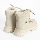 Cool Club, Buty zimowe dziewczęce, ocieplane, beżowe