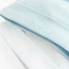 Cool Club, Czapka niemowlęca, jasnoniebieska, biała, zestaw, 2 szt.