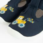 Cool Club, Kapcie chłopięce, niebieskie, skórzana wkładka, Zdrowa Stopa