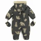 Cool Club, Kombinezon chłopięcy z kapturem, ocieplany, szary