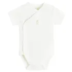 Cool Club, Komplet chłopięcy, Body z krótkim rękawem, Półśpiochy, Czapka, biały