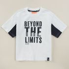 Cool Club, Komplet chłopięcy, T-shirt, Szorty, biało-granatowy