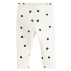 Cool Club, Komplet dziewczęcy, Bluzka z długim rękawem, Legginsy, prążkowany, ecru