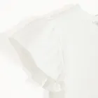 Cool Club, Komplet dziewczęcy, Bluzka z krótkim rękawem, Spodnie materiałowe, wide, biały