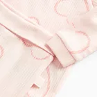 Cool Club, Komplet dziewczęcy, Body z długim rękawem, Półśpiochy, prążkowany, różowy