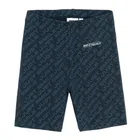 Cool Club, Komplet dziewczęcy, T-shirt, Legginsy, kolarki, prążkowany, czarny, SmileyWorld