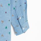 Cool Club, Koszula chłopięca z długim rękawem, regular, niebieska