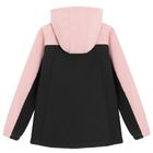 Cool Club, Kurtka softshell dziewczęca z kapturem, czarno-różowa