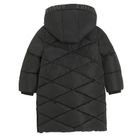 Cool Club, Płaszcz dziewczęcy z kapturem, ocieplany, czarny