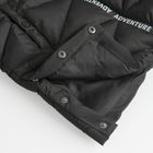 Cool Club, Płaszcz dziewczęcy z kapturem, ocieplany, czarny