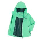 Cool Club, Przeciwdeszczowa kurtka chłopięca z kapturem, zielona