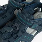 Cool Club, Sandały chłopięce, niebieskie, skórzana wkładka