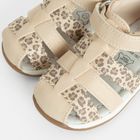 Cool Club, Sandały dziewczęce, beżowe, skórzana wkładka