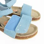 Cool Club, Sandały dziewczęce, niebieskie, skórzana wkładka, Lilo i Stitch