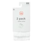 Cool Club, Skarpetki dziewczęce, białe, 20 DEN, zestaw, 2 szt.